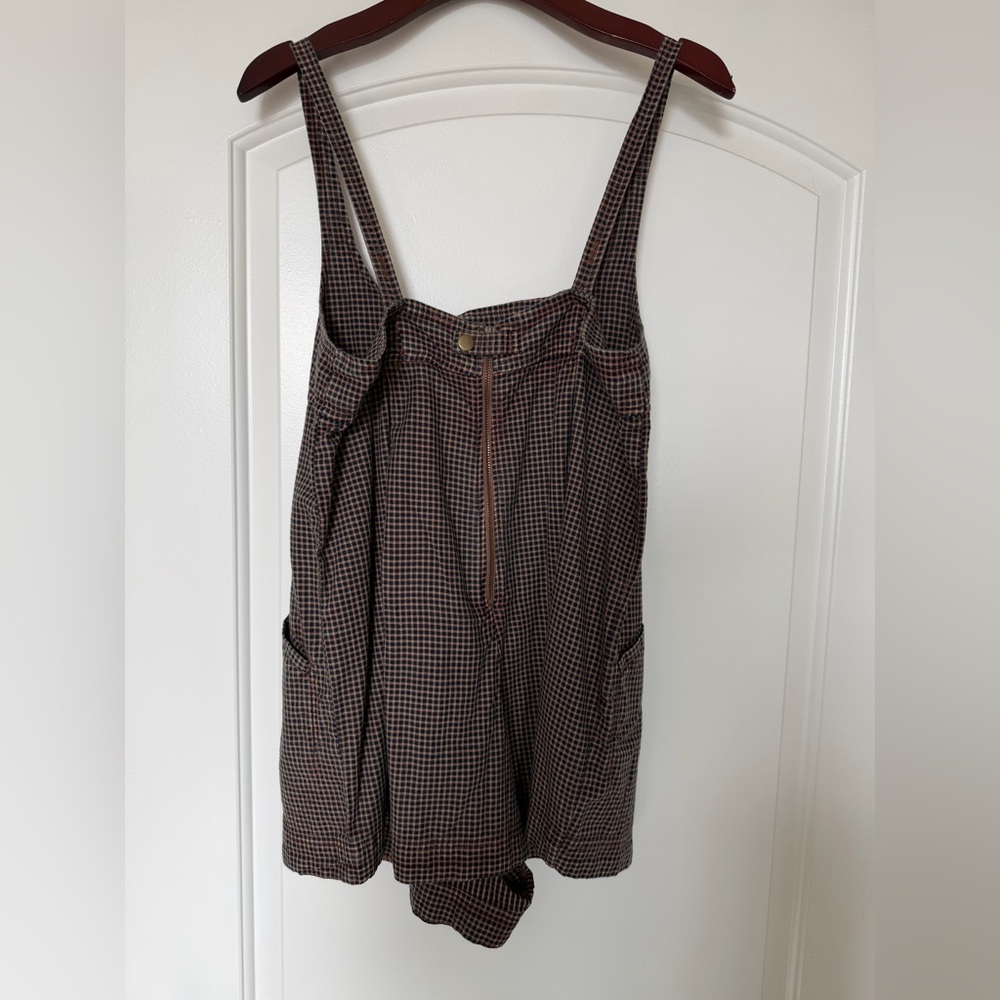 NWT Free People Billie Romper in Otter Overdye - Picture 5 of 6